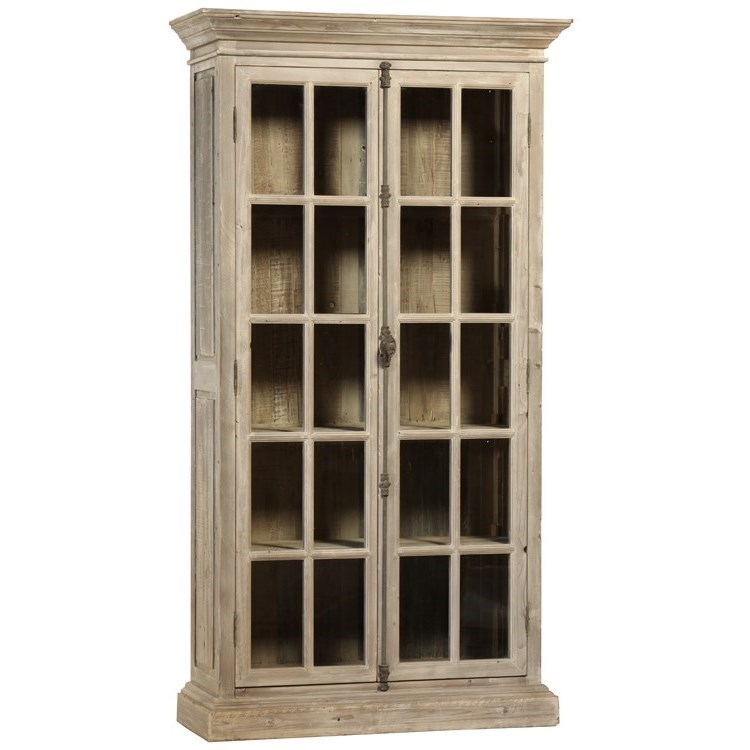 Dovetail Furniture DOV349 Relaxed Vintage Vincent Vitrine with